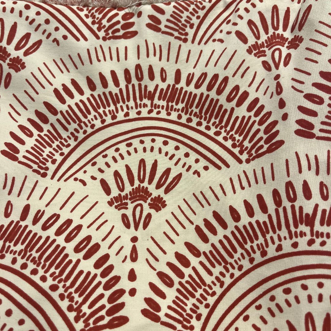 Lotus Bloom Handprinted Table runner  1