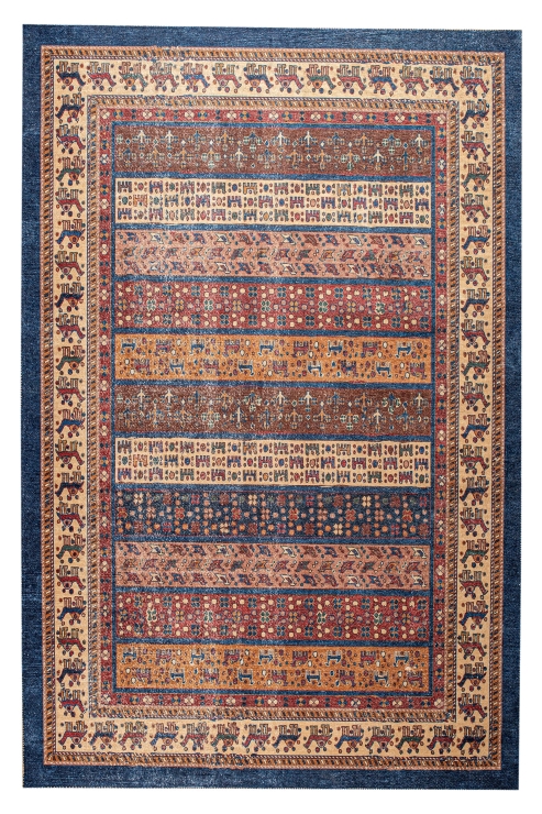 Rumana Digital Woven Rug – Heritage Motifs for Soft Modern Feel image