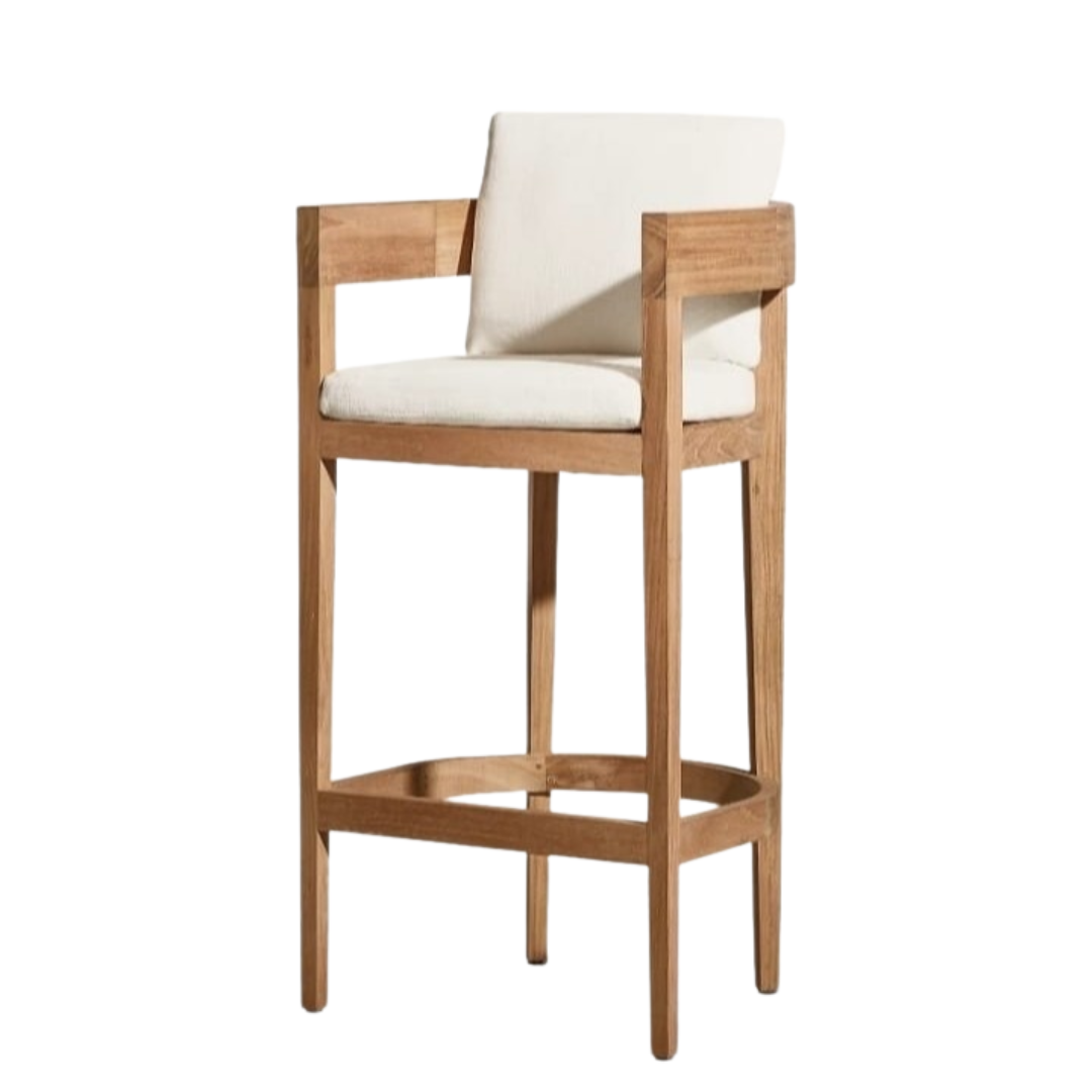 Curve Bar chair With Sturdy Swedish Wood 0