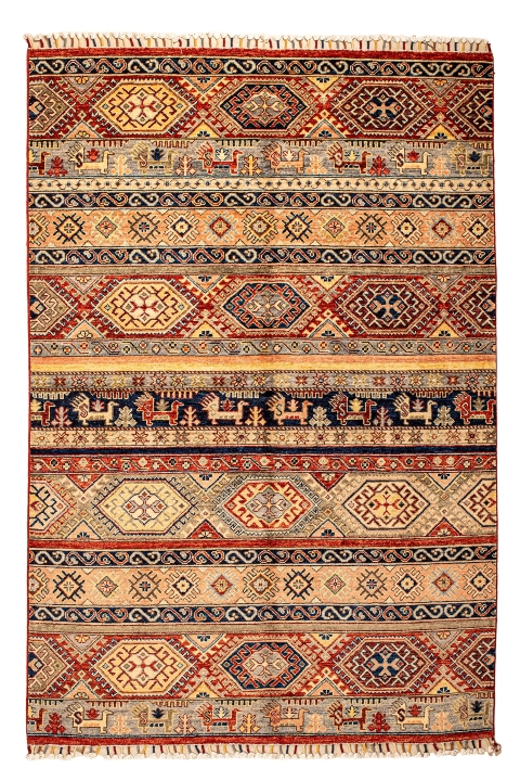Afghani Qashqai - Handmade Wool Rug 0