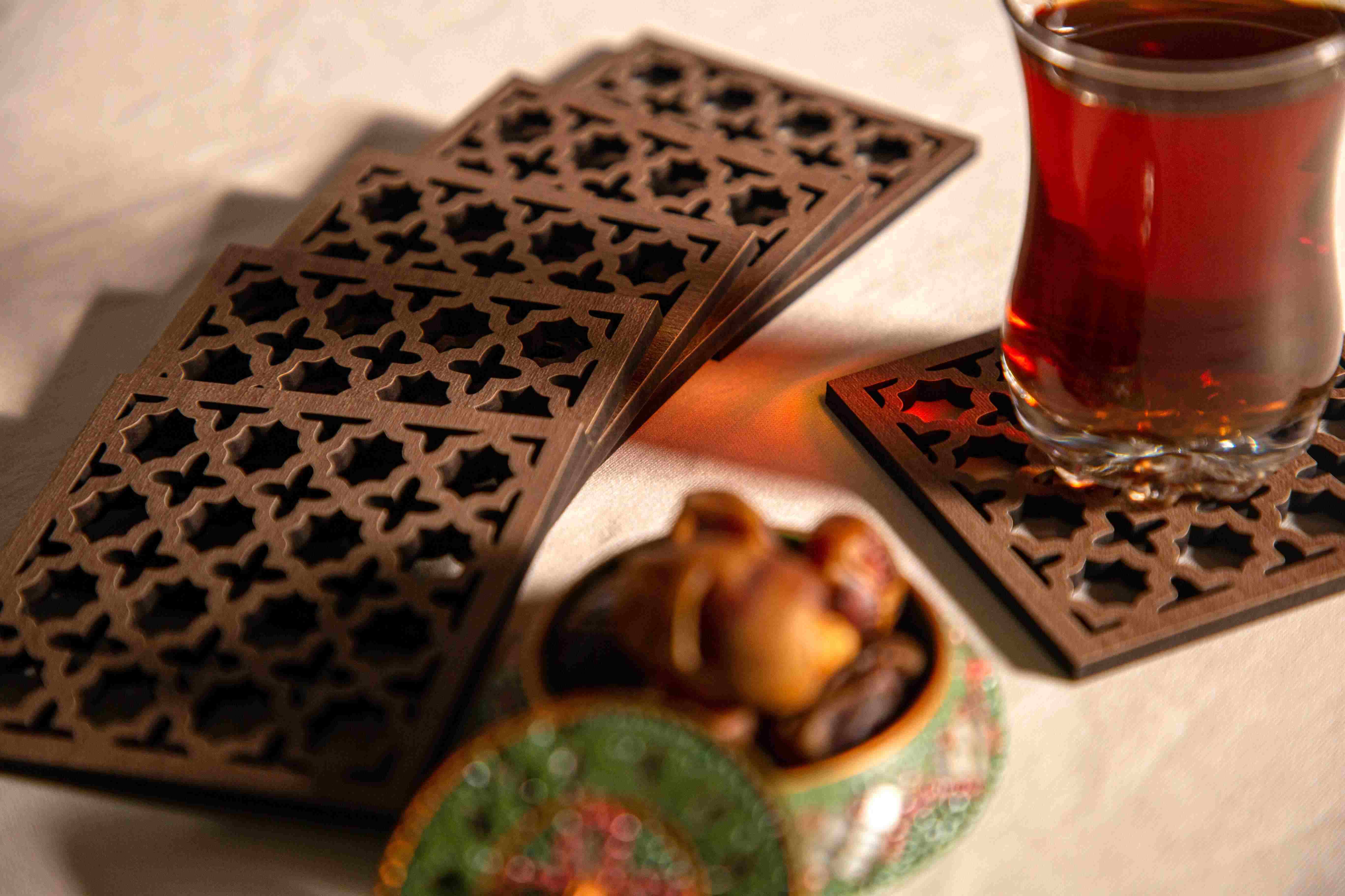 Arabesque Coasters - Set of 6 0