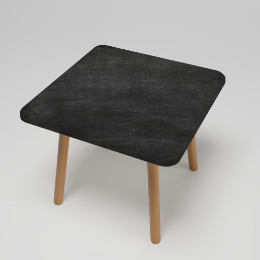 Aa - Chalkboard Square Table 0