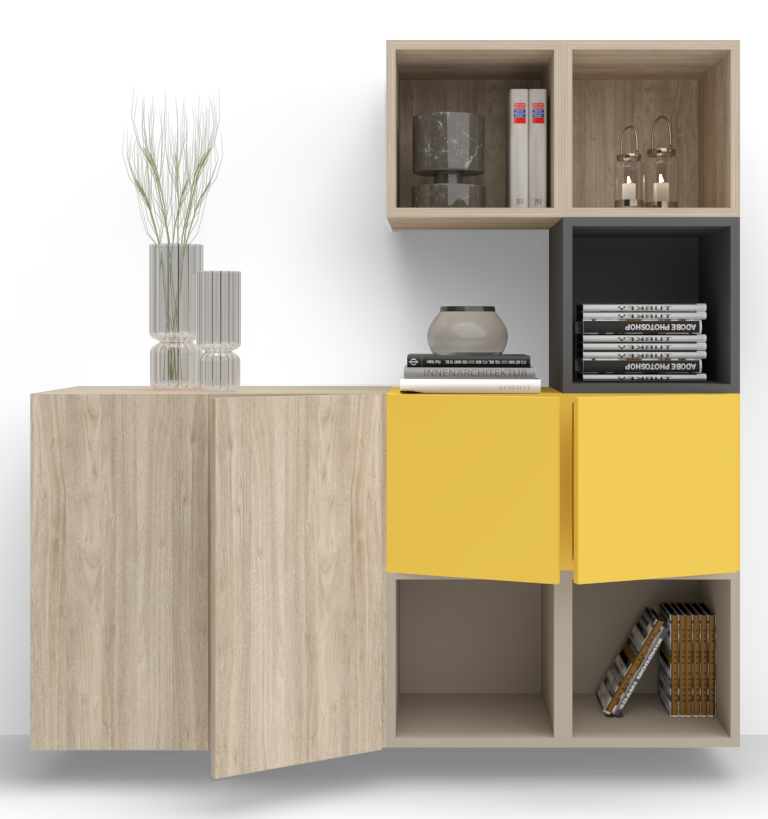 Cube wall unit 2