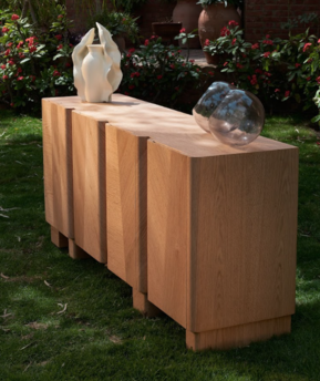 Bask Oak Veneer Buffet 0