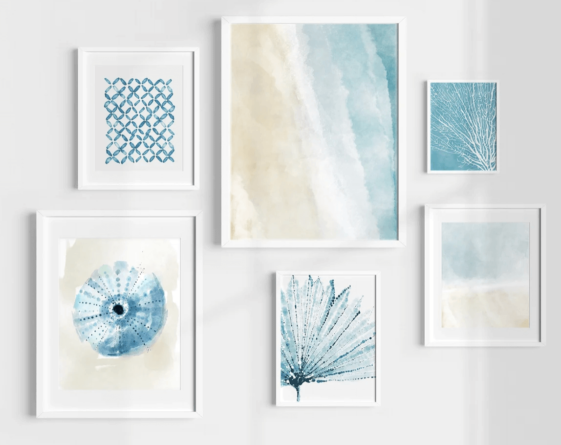 Beach House Print Set of 6 0