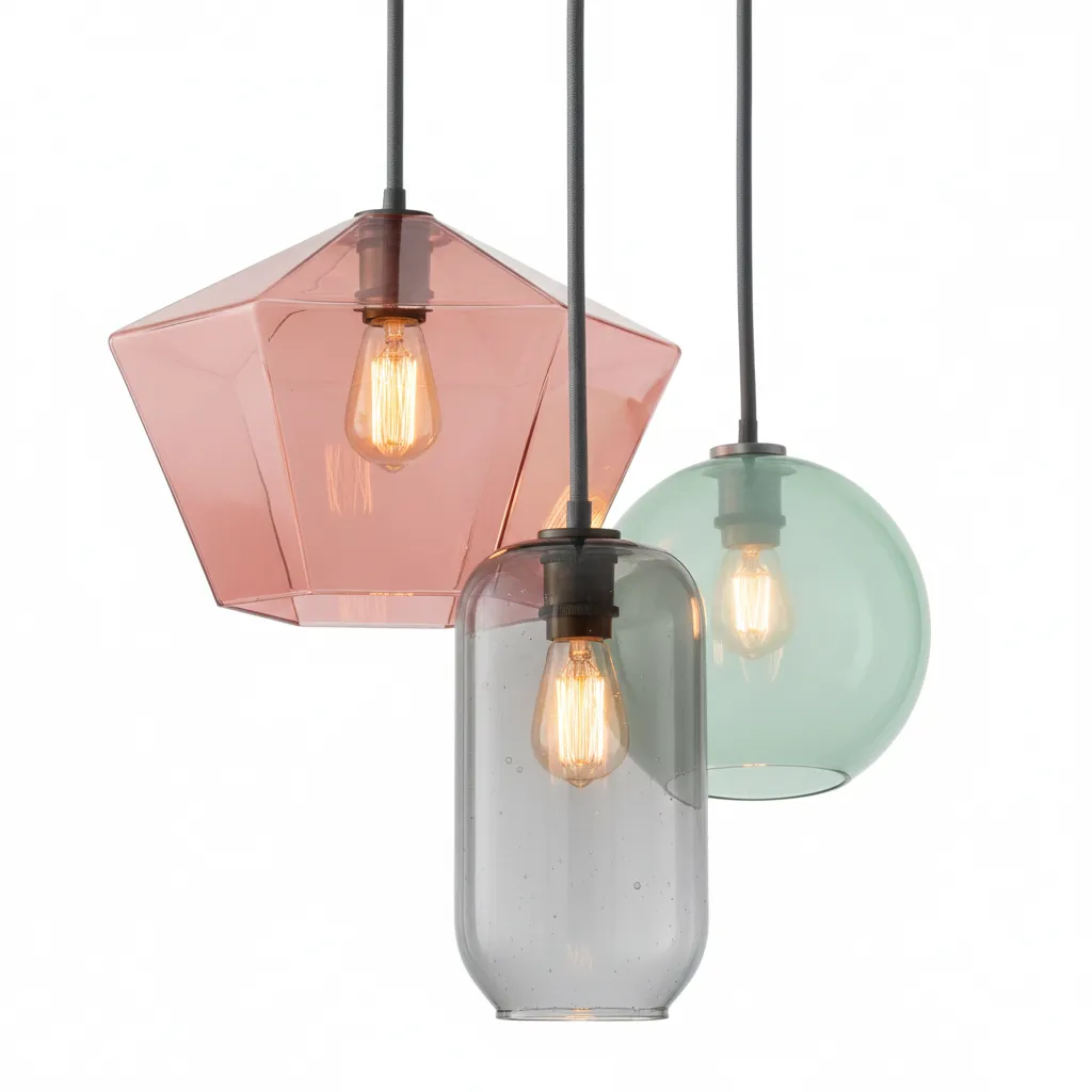 Coloured Glass Pendants 0