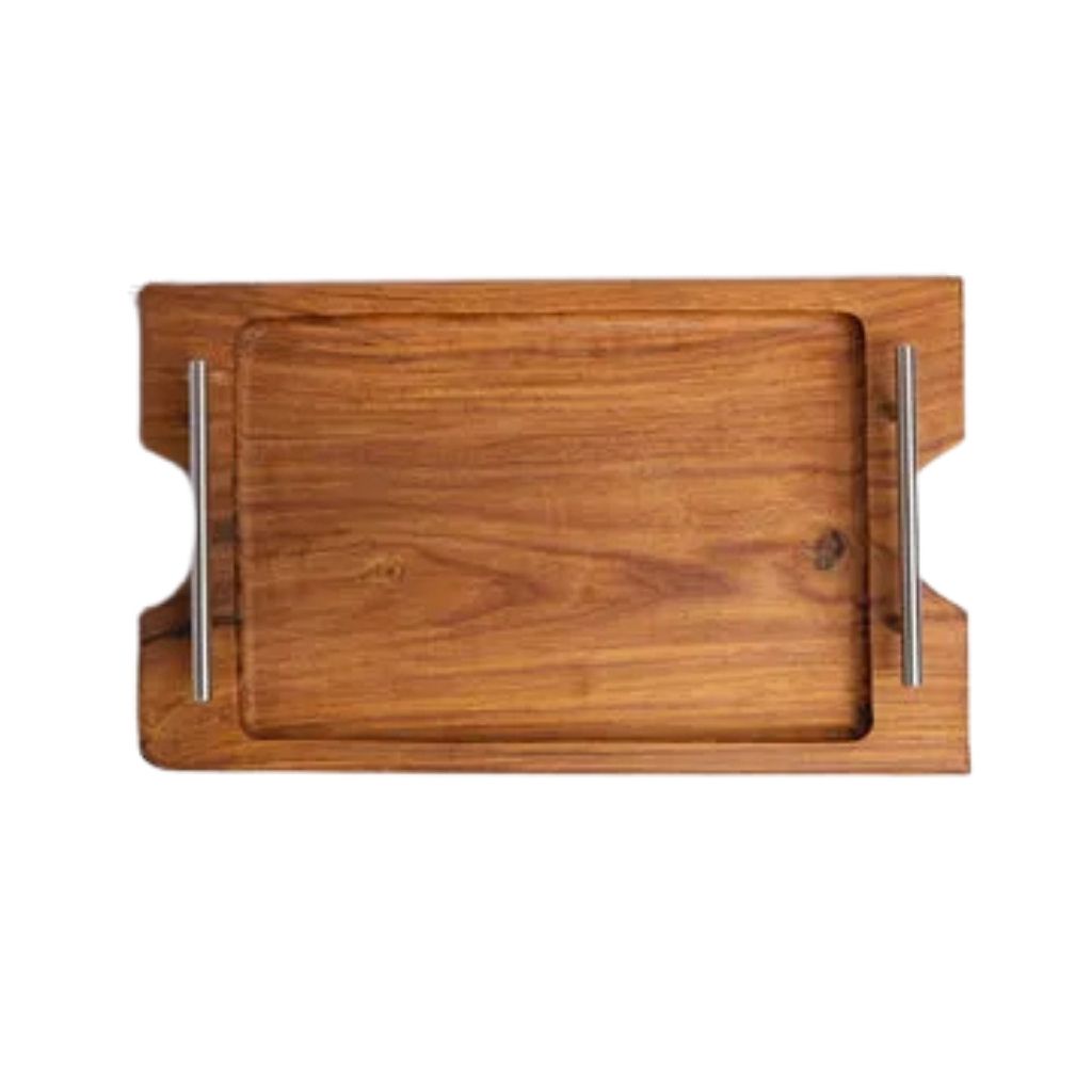 Handle Wooden Tray 0