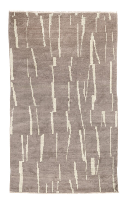 Beige Broken Chains Hand-knotted Carpet 0
