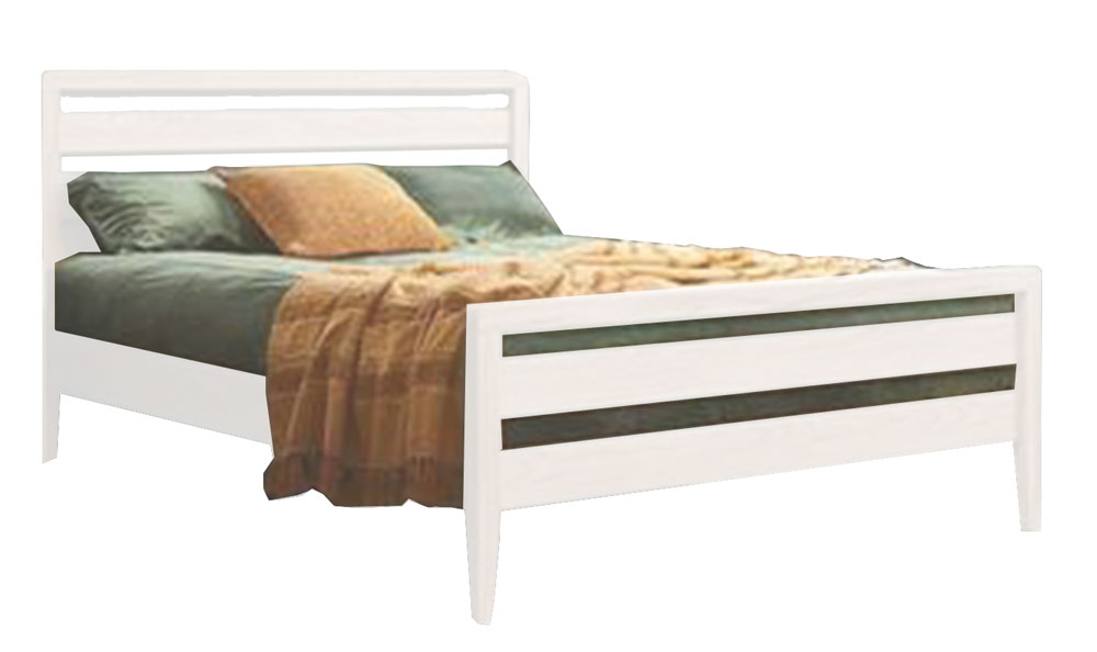 White Wood Single Bed 0