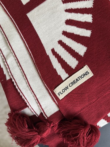 Aurora Blanket-Burgundy 1
