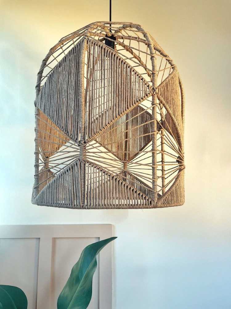 Burlap Ceiling Lamp ARK C1 0