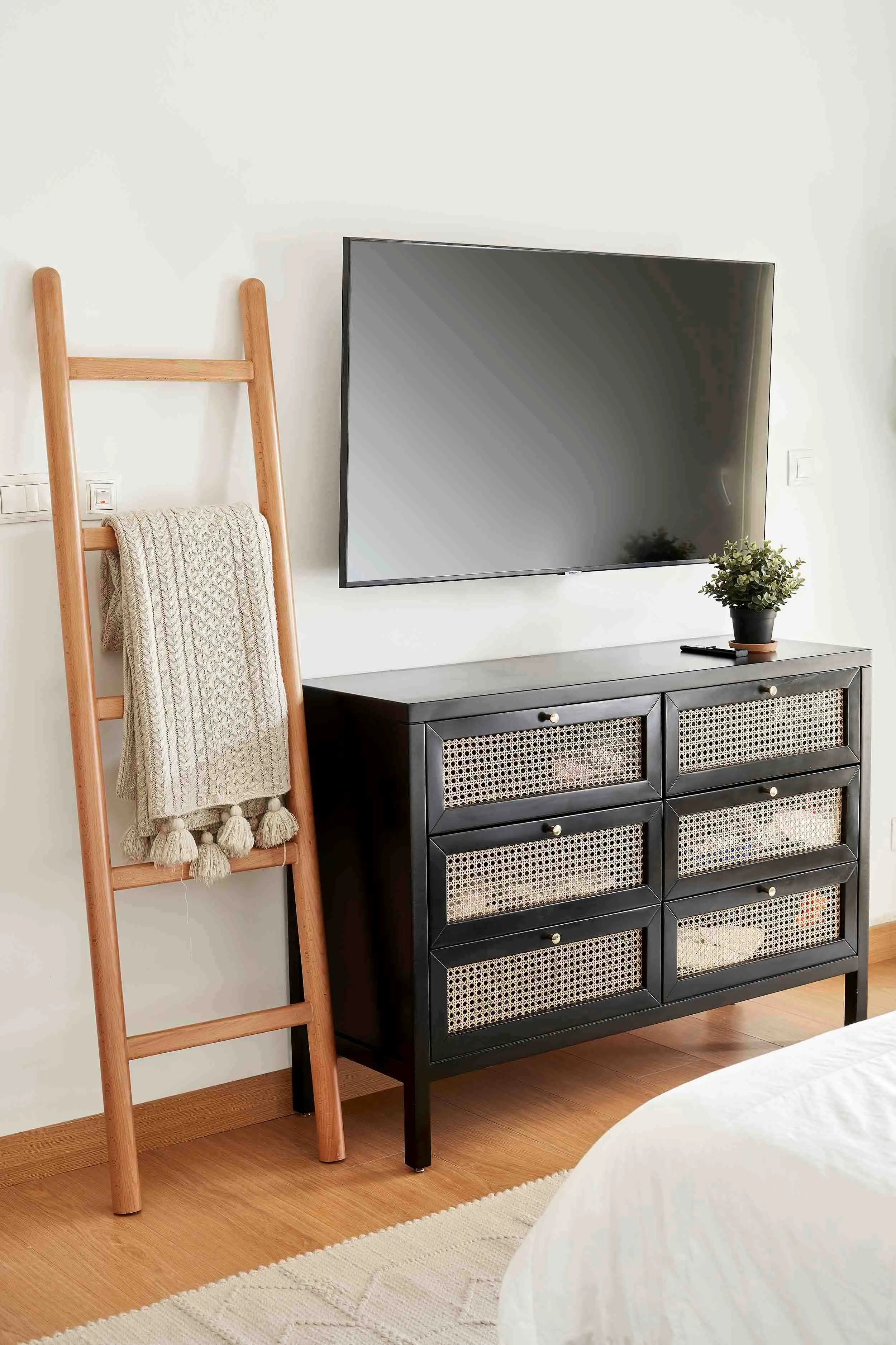 Haven Wood & Cane Chest of Drawers 3