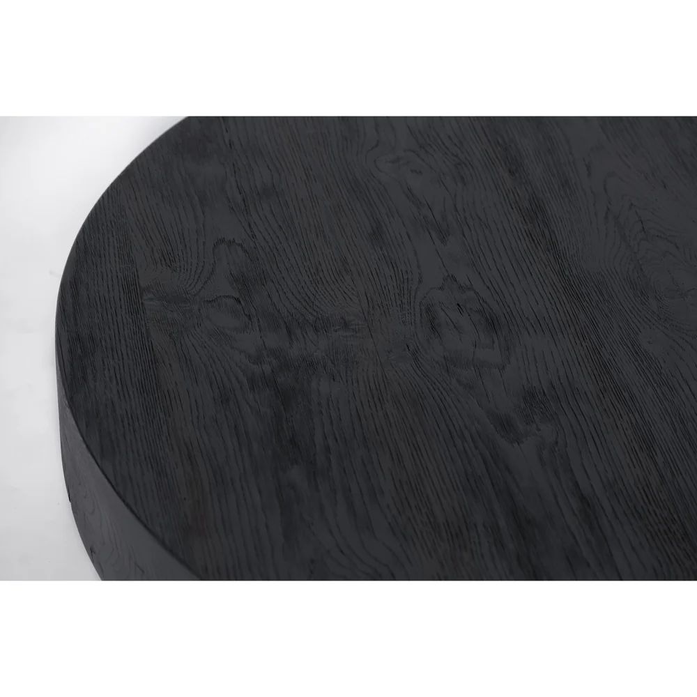 Bold Reclaimed Oak Coffee Table - Round Shape 5