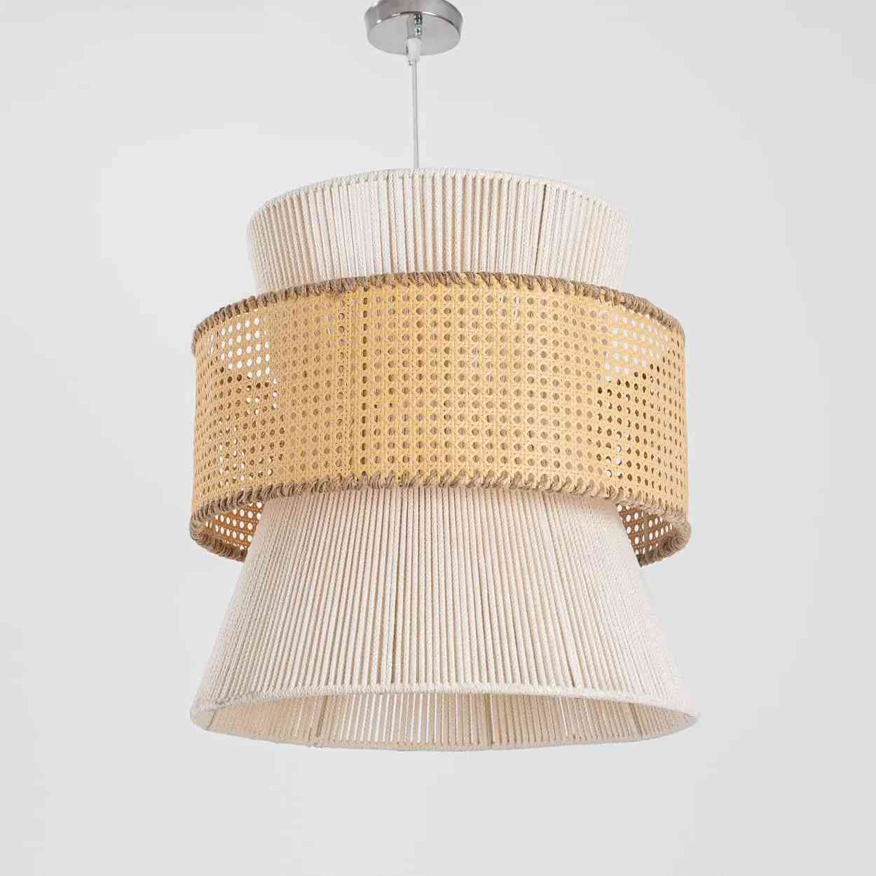 Boho Rattan Ceiling Lamp - CAN8 - Ce_Bo_Ra_030 1