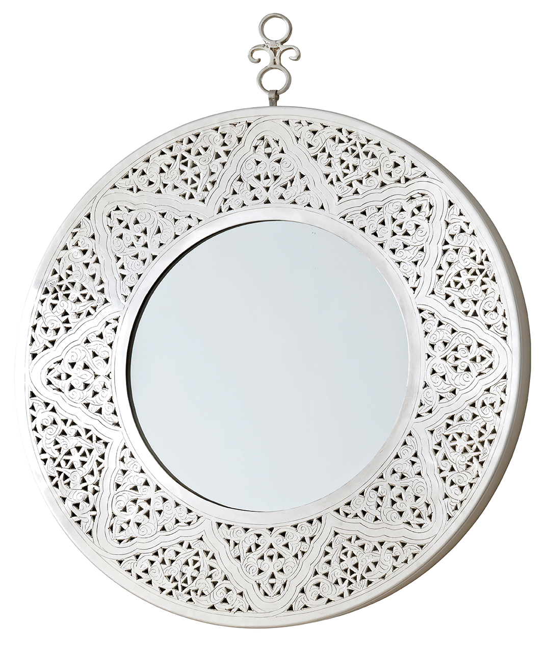 Eila Decorative Round Brass Wall Mirror – Handcrafted Elegance 0