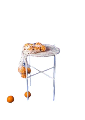 Milky Way Side Table - Removable Tray Top - Egg Shells Top 0