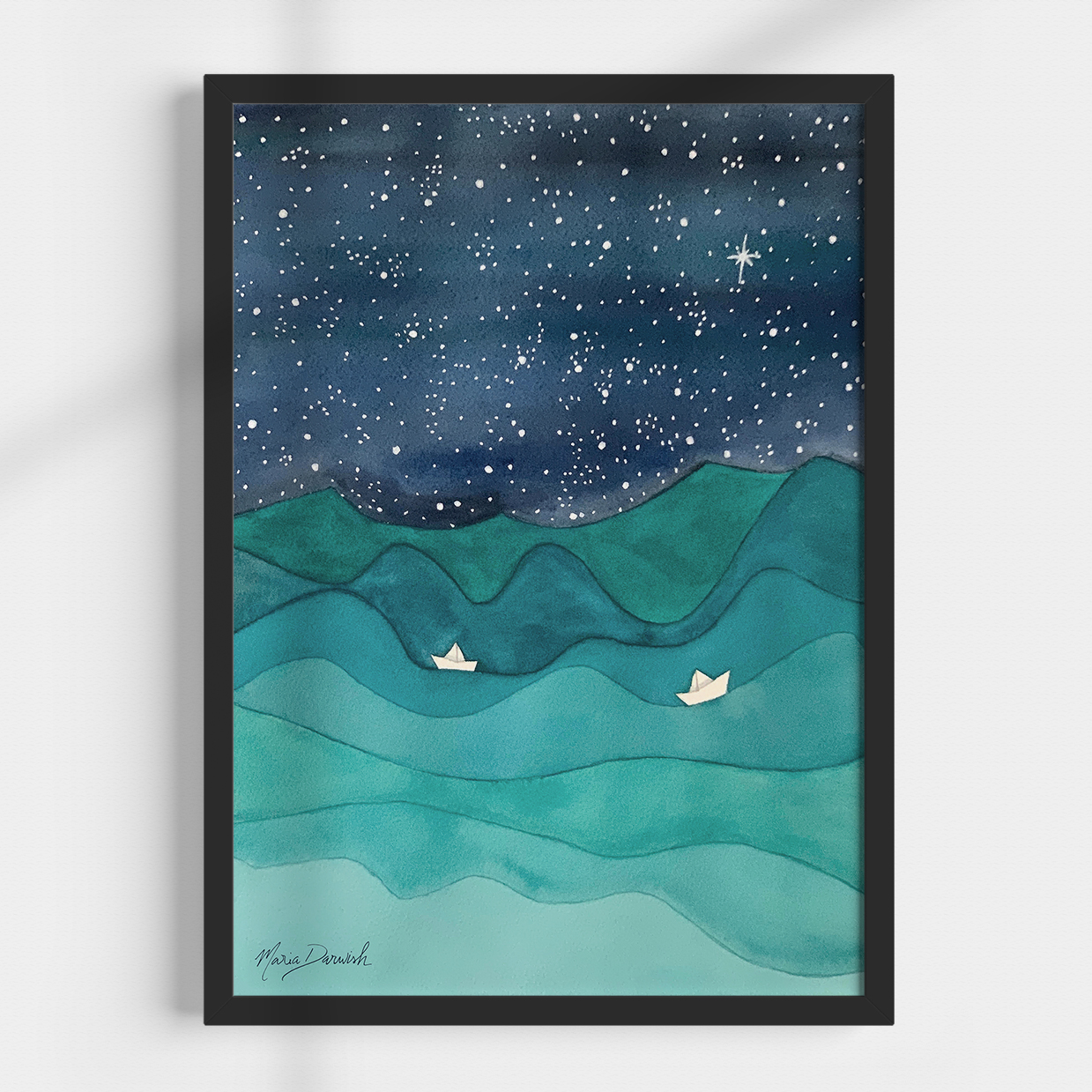 Darwisha Paper Boats Artwork 2
