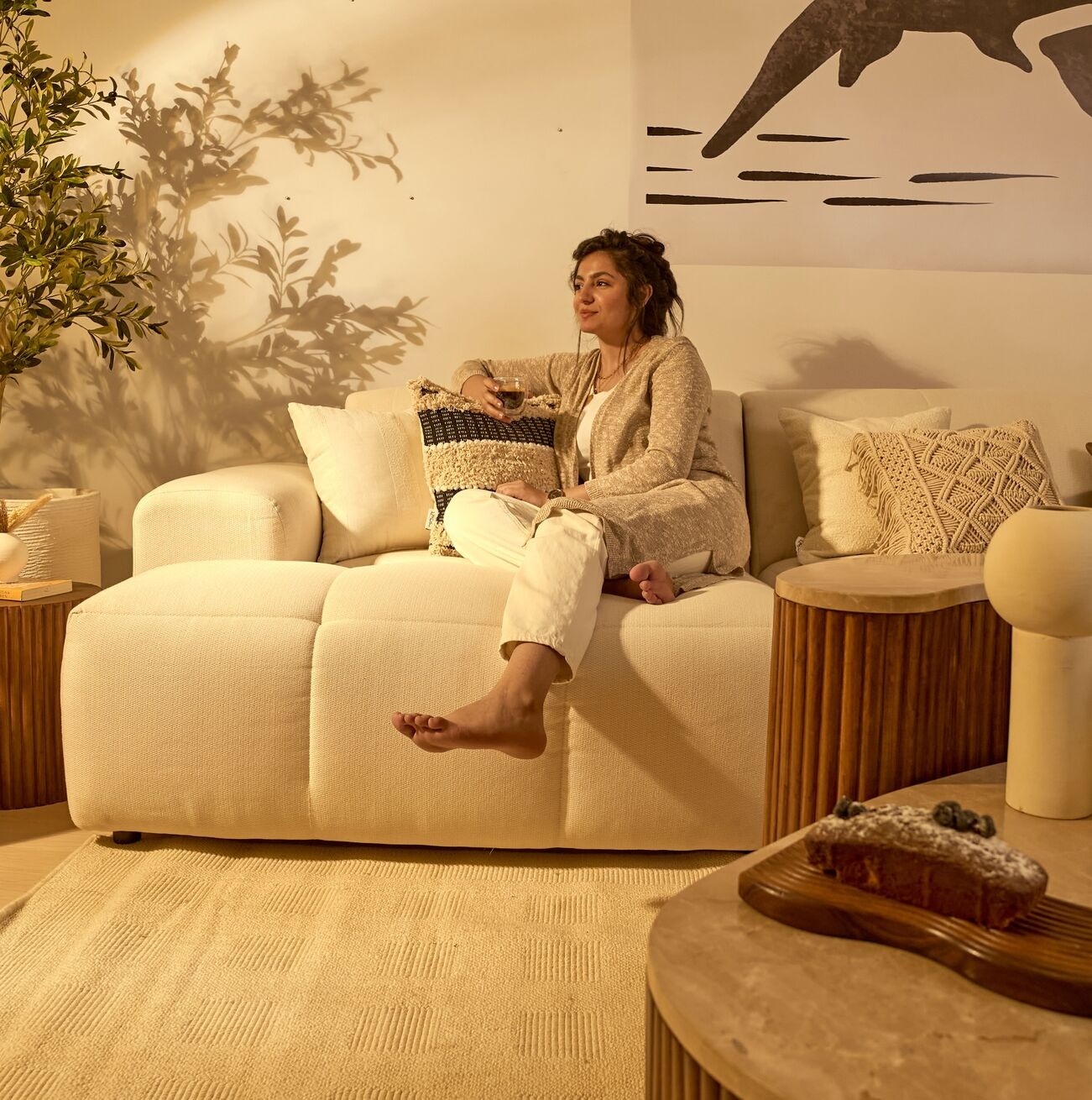 Lazy Belly 2 Seater Sofa 1