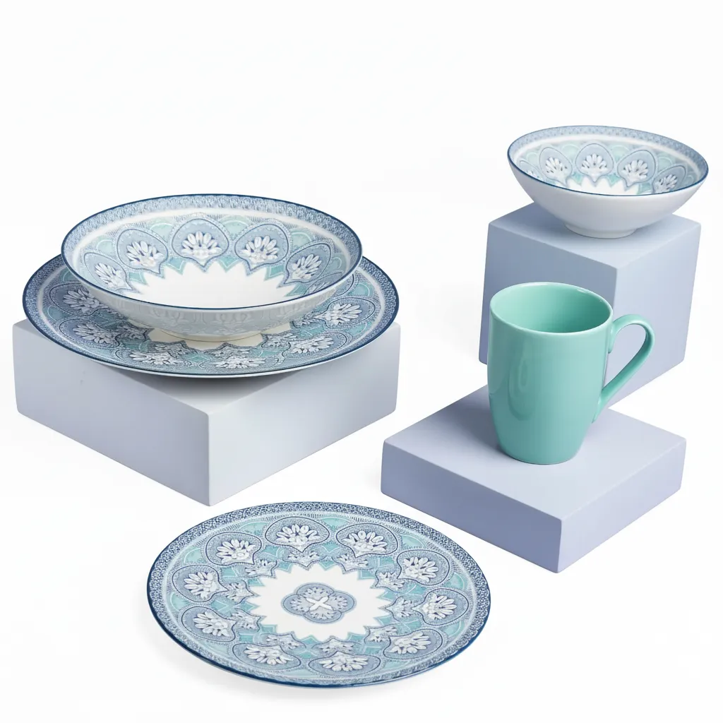 Azura Porcelain Dinner Set 0