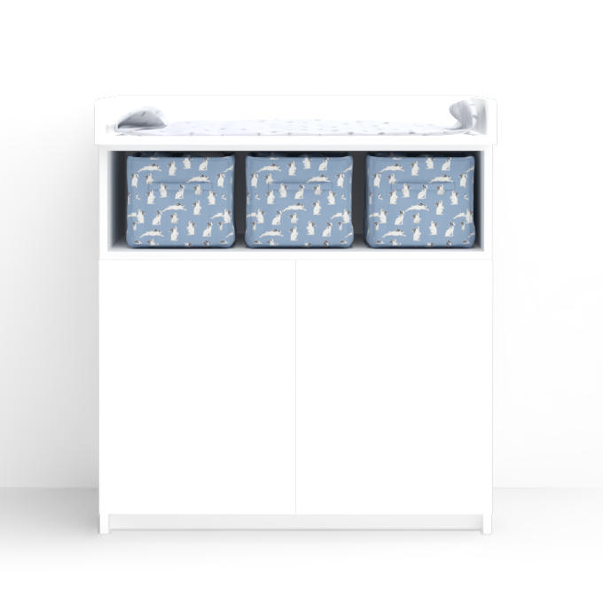 Meda Convertible Changing table (Hinged doors) 14