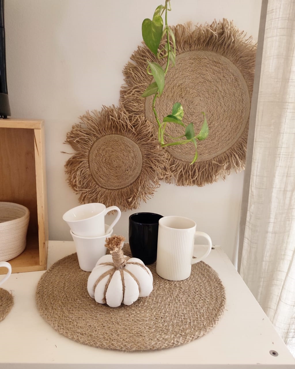 Jute Placemat with fringes 0