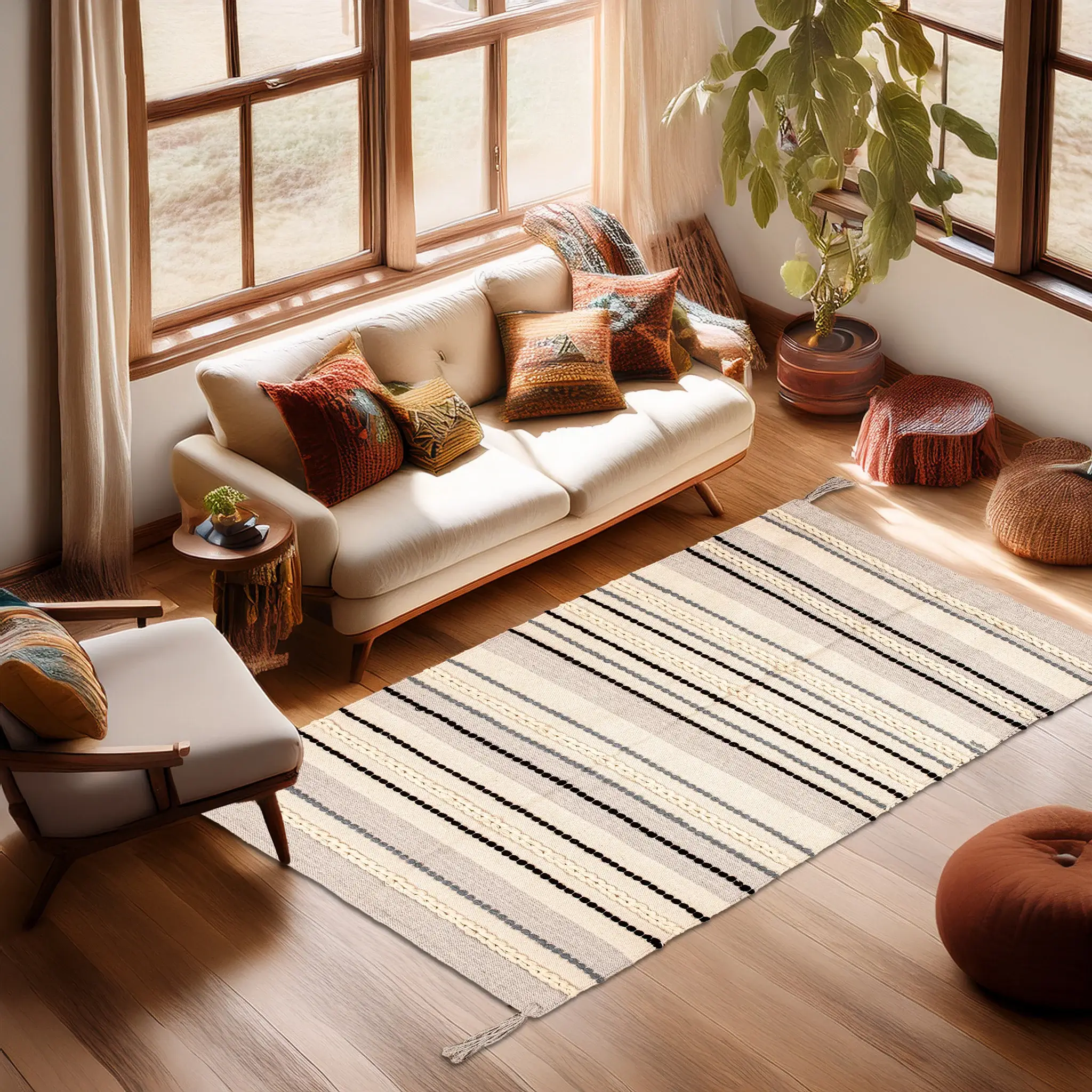 Kilna - Handmade Cotton Kilim Rug 2