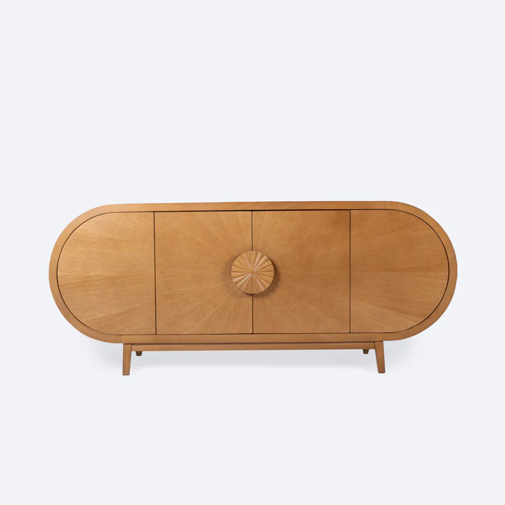 Empire Buffet - Beech And Oak Wood Veneer 0