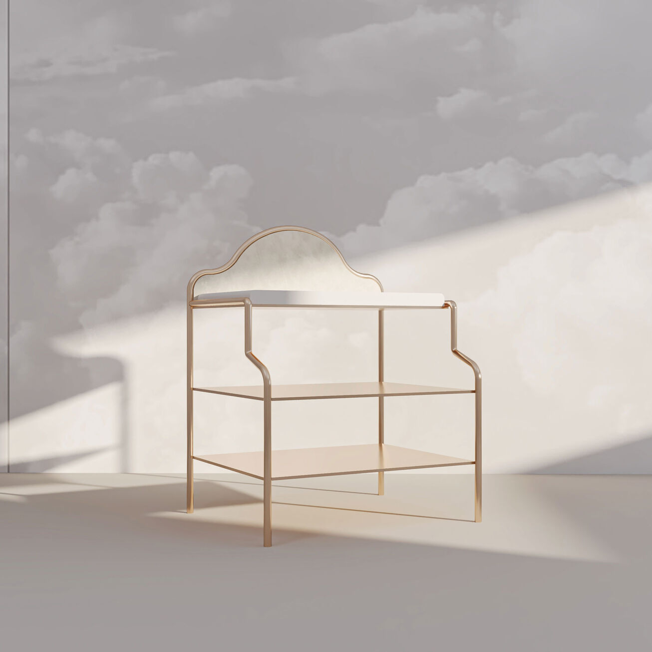 Luxe Changing Table – Elegant Nursery Design 1