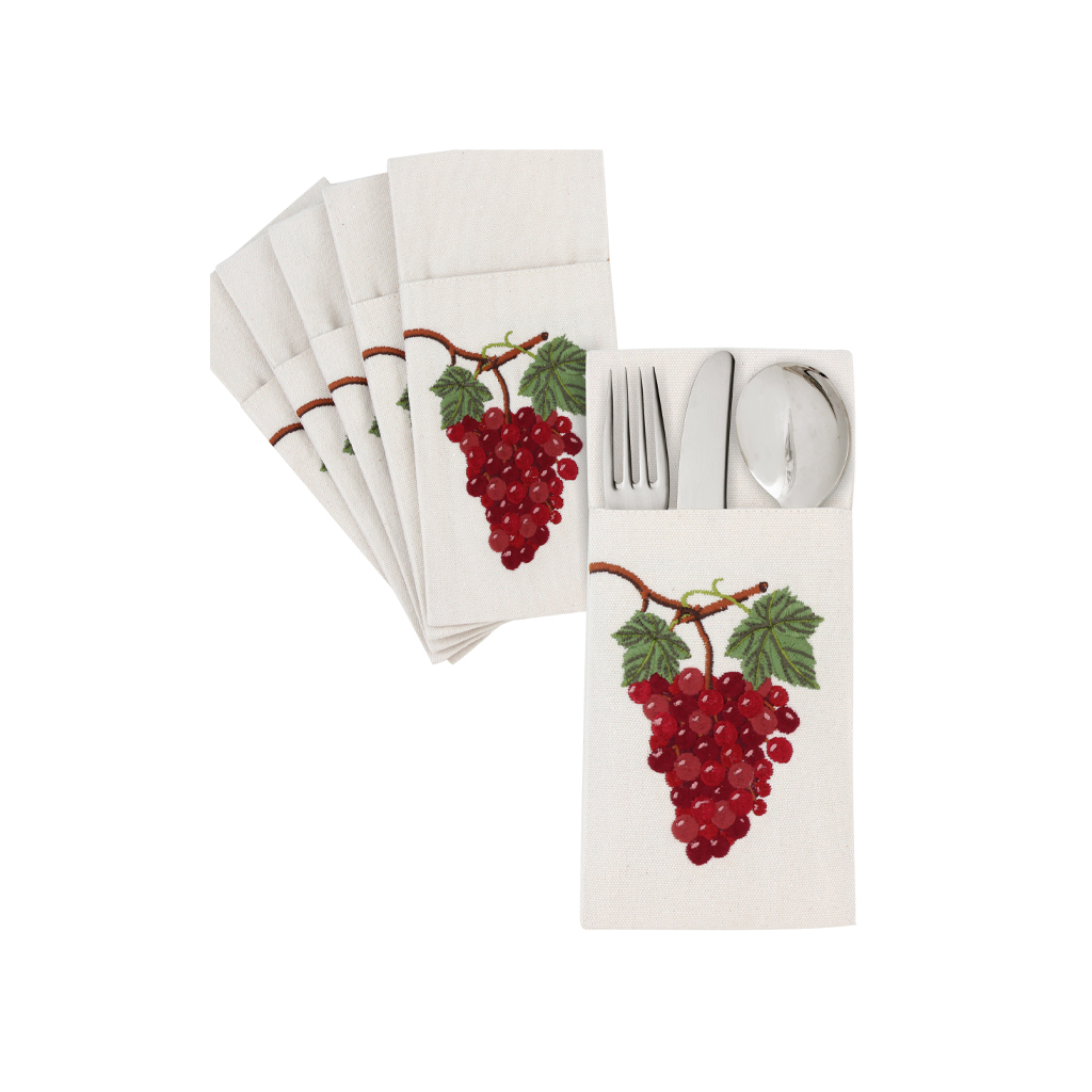 Grapevine Cutlery Holder Set 0