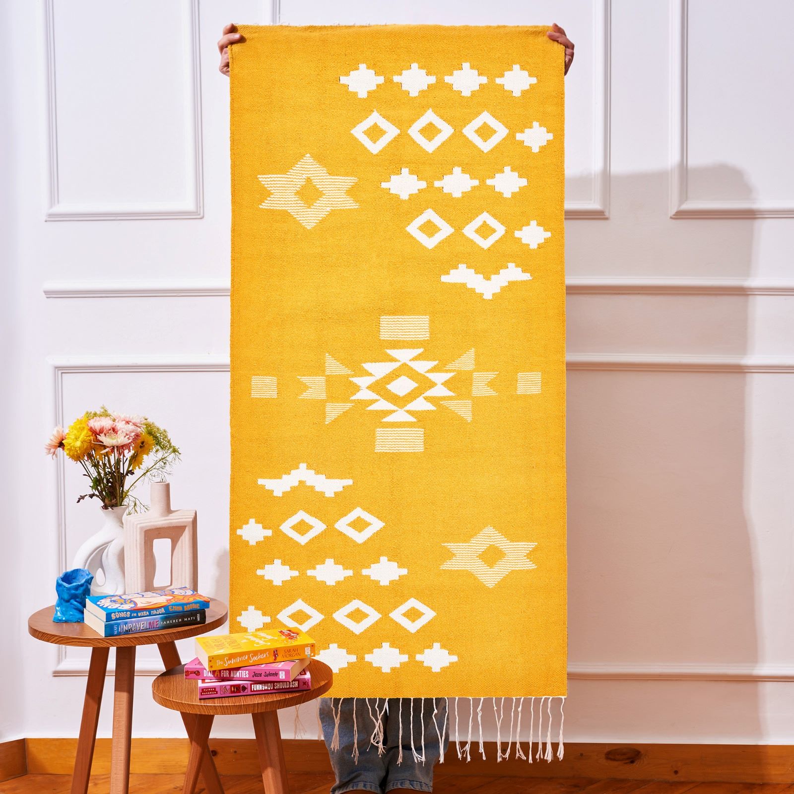 Motifa Cotton Kilim Rug 1