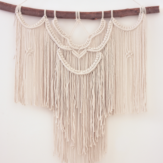 Natural Macrame Wall Hanging 0