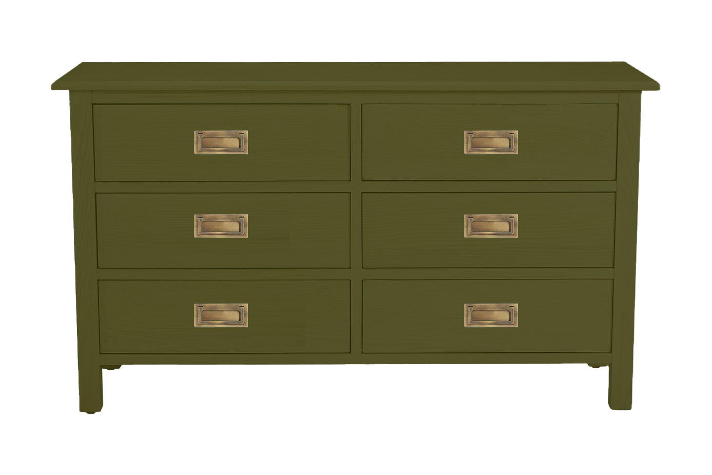 Nova Chest of Drawers With Brass Handles - 6 Drawers 0