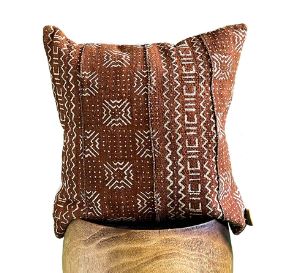 Bogo Tribal White Pattern Cushion 0