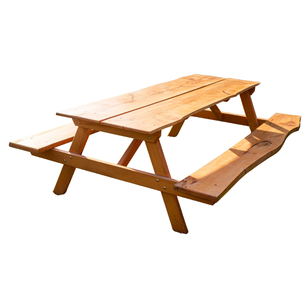 Live Edge Beech Picnic Table 0