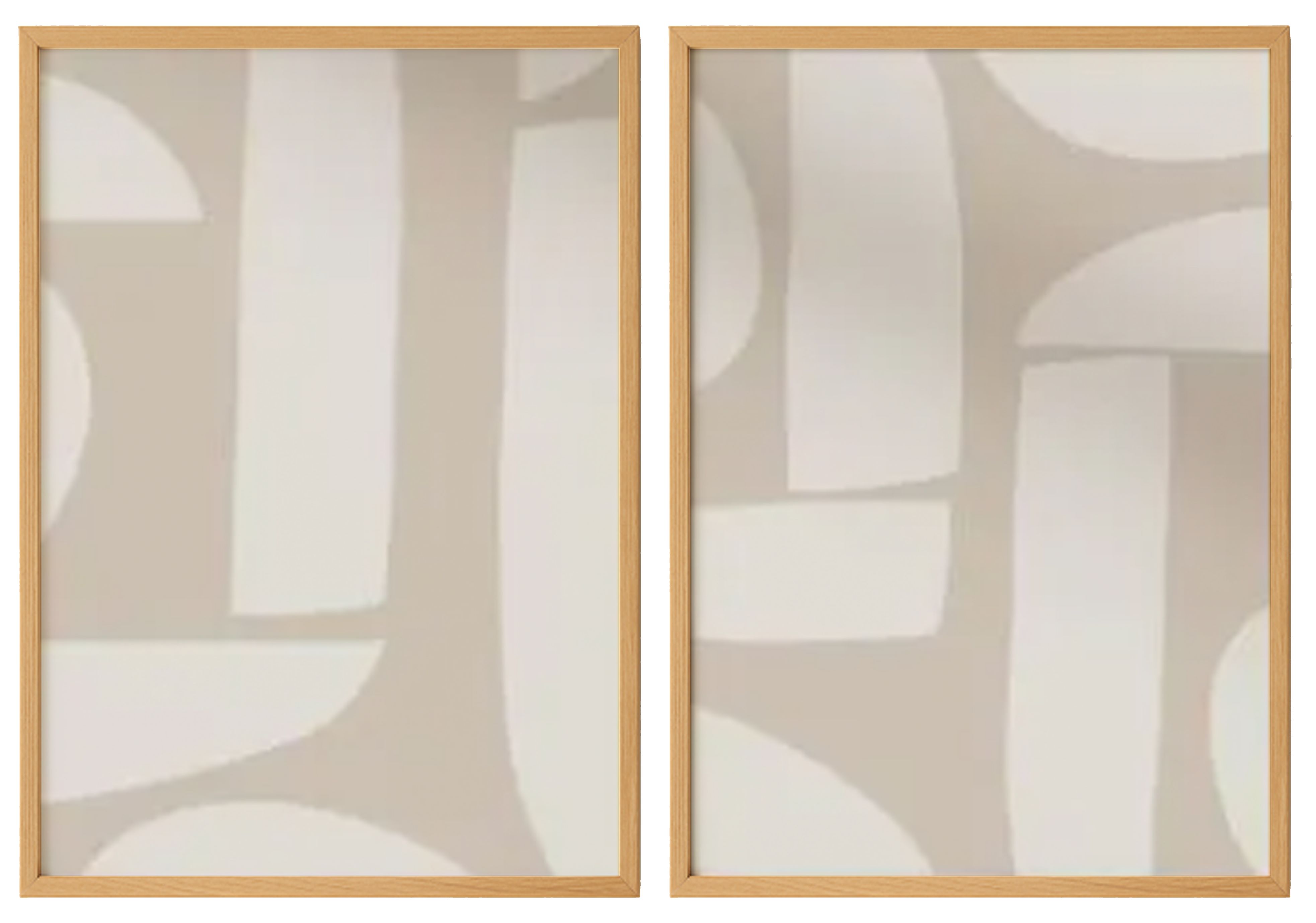 Set of 2  Patterned Prints image