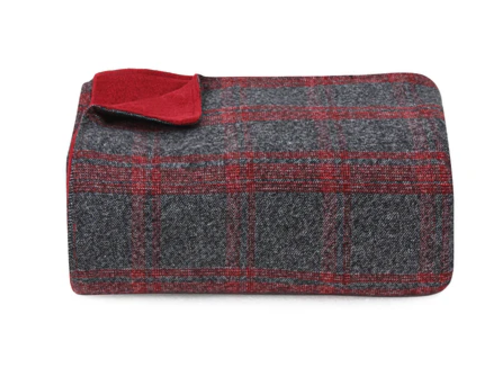 Red/Grey Check  Blanket