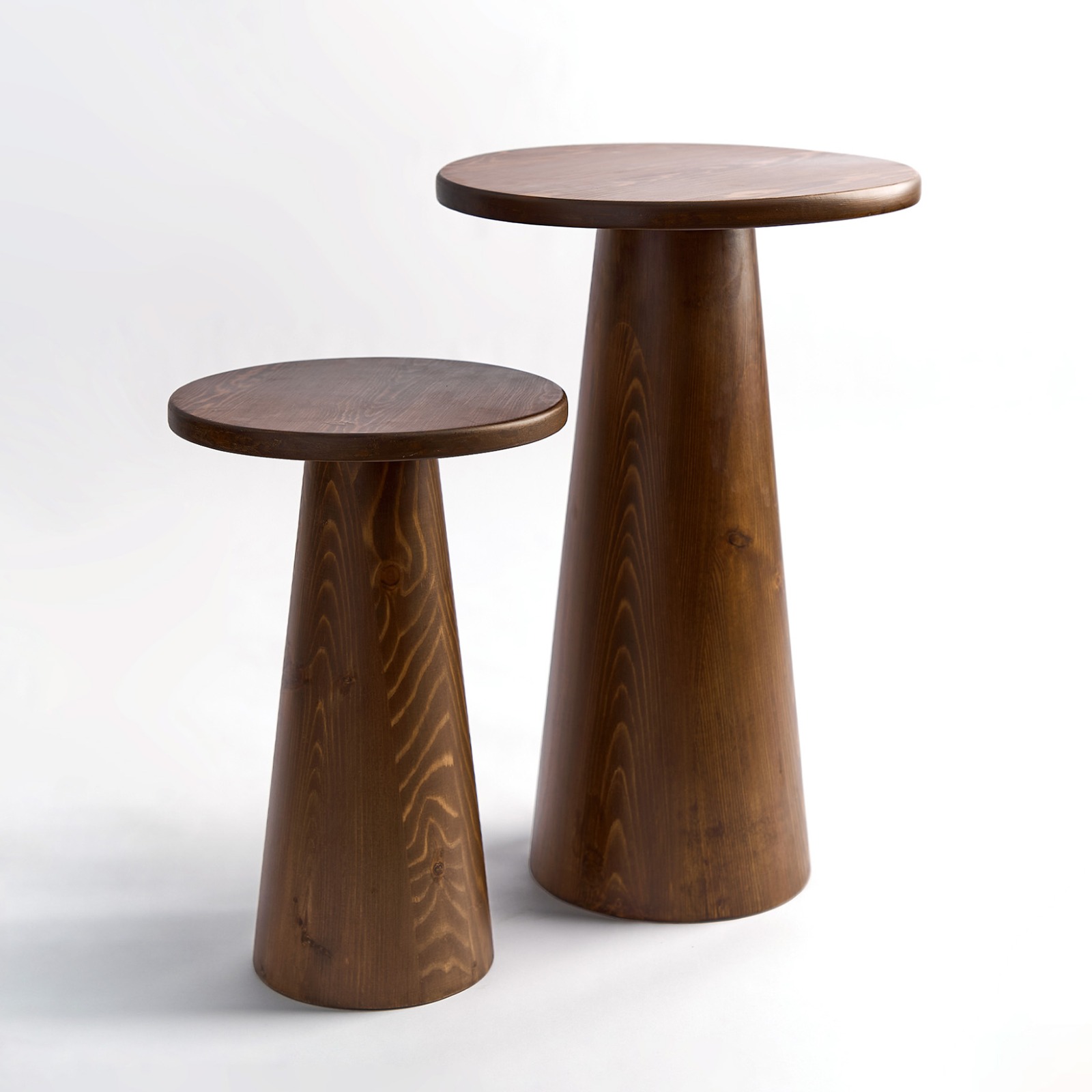 The "Cones" - Set of 2 Wooden Tables 0