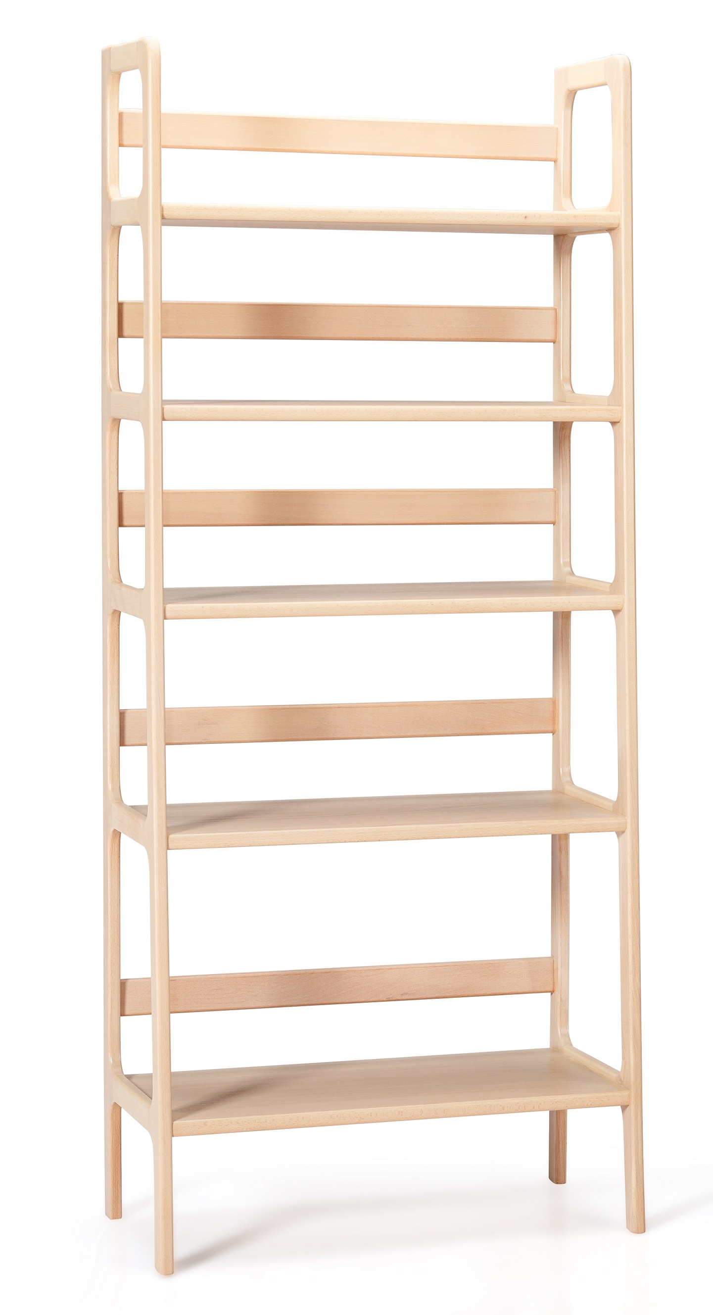 Wooden Open Shelving Unit - 5 Shelves - All Wooden 1