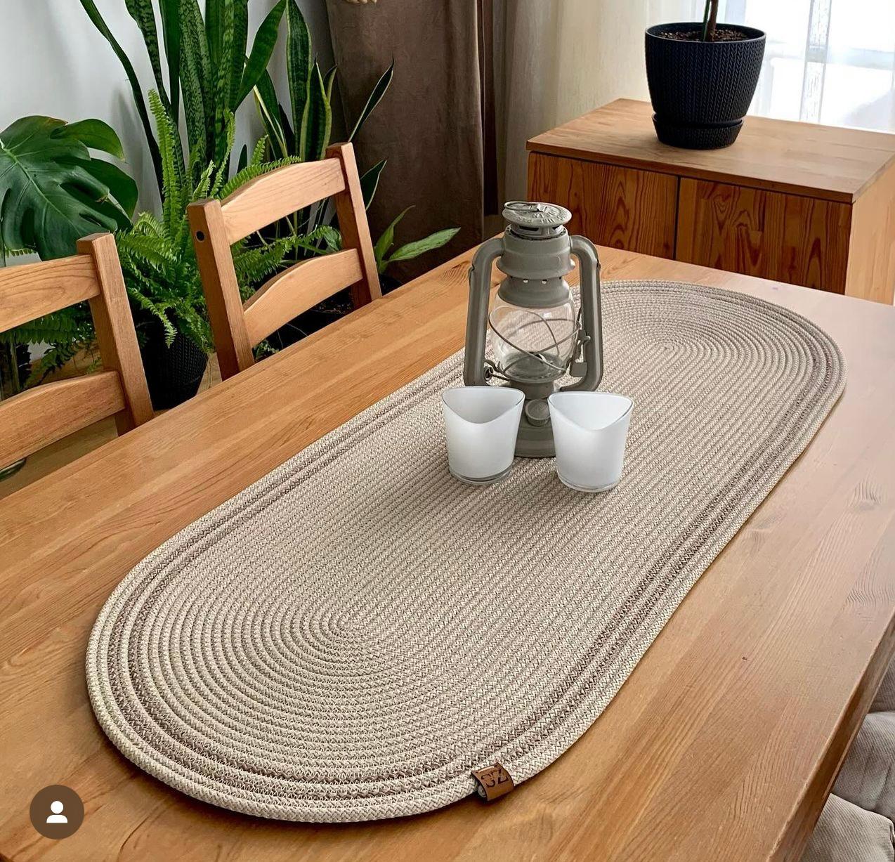 Handmade Woven Table Runner 110cm 0