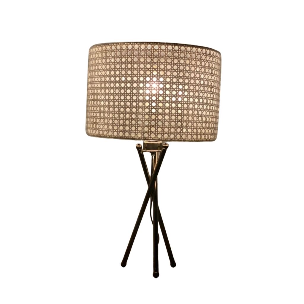 Rattan Tripod Table Lamp – Blend of Vintage Charm and Modern Aesthetics - BTL066 0