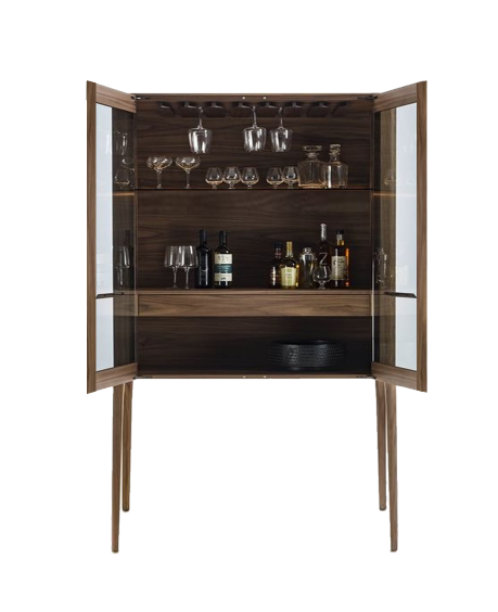 Glass Cabinet Bar With Premium Wooden Structure 0