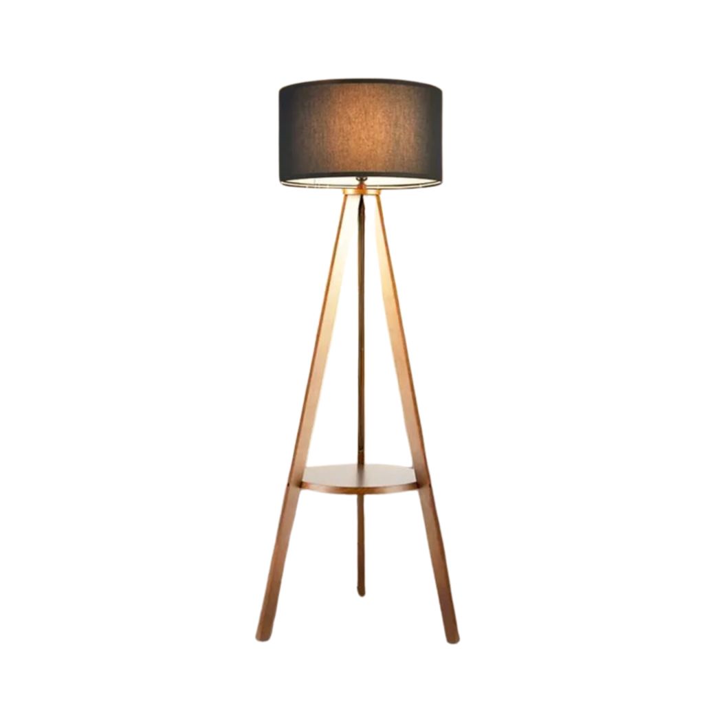 Floor Lamp - Brown & Black - YL187-3A 0