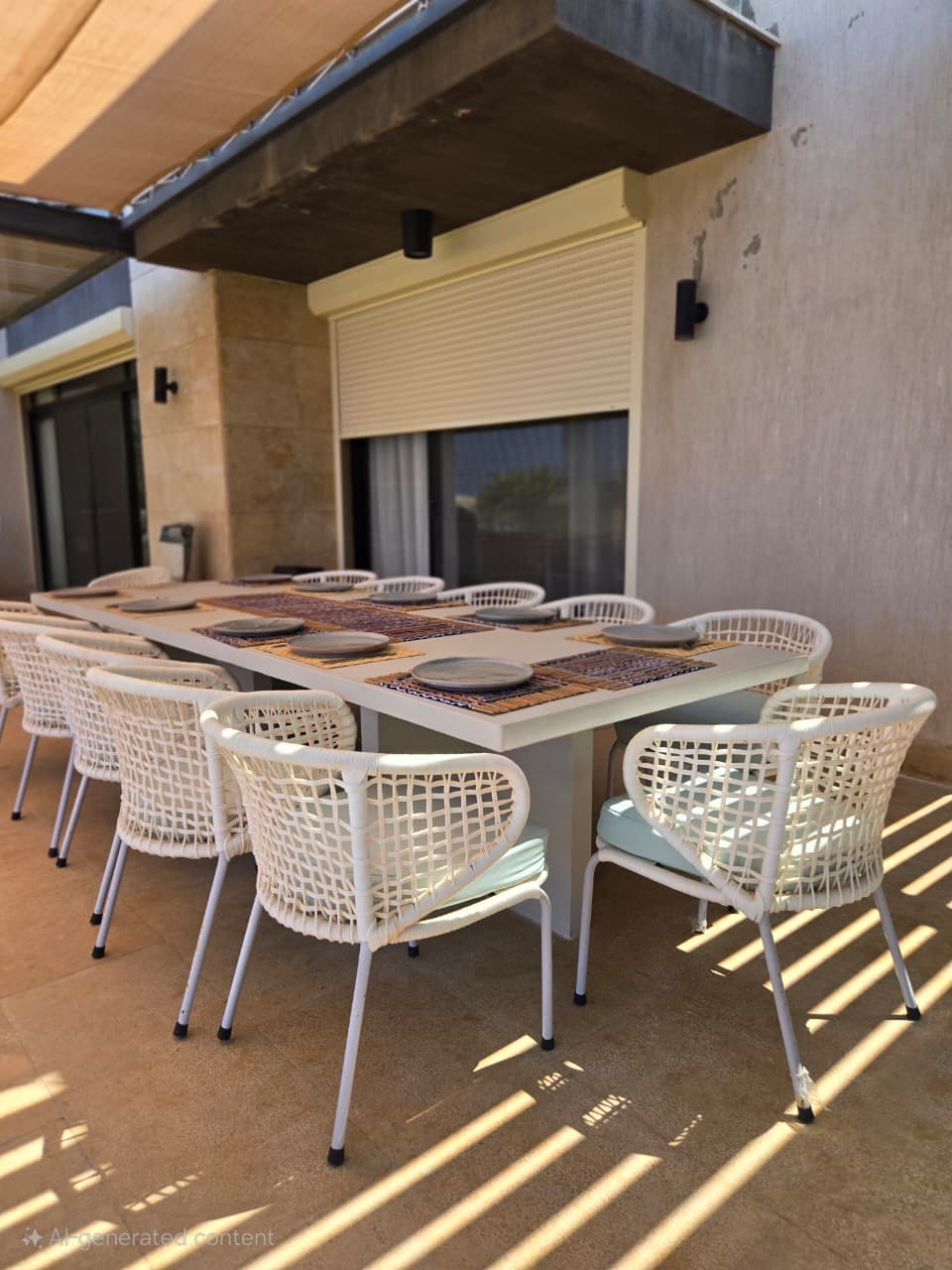 Full Concrete Dining Table 2