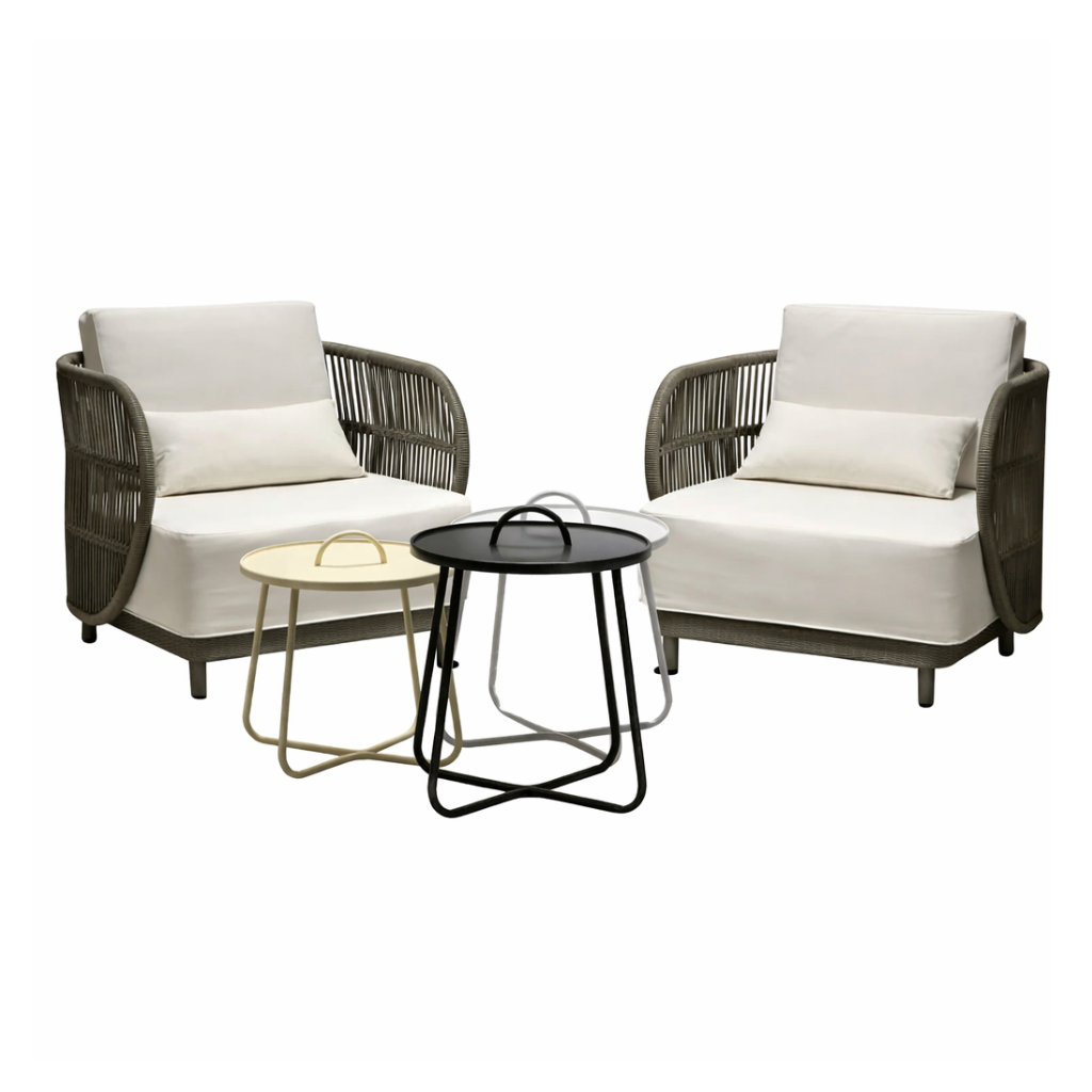 طقم ليڤل ميني خارجي - 2 كرسي و3 ترابيزات