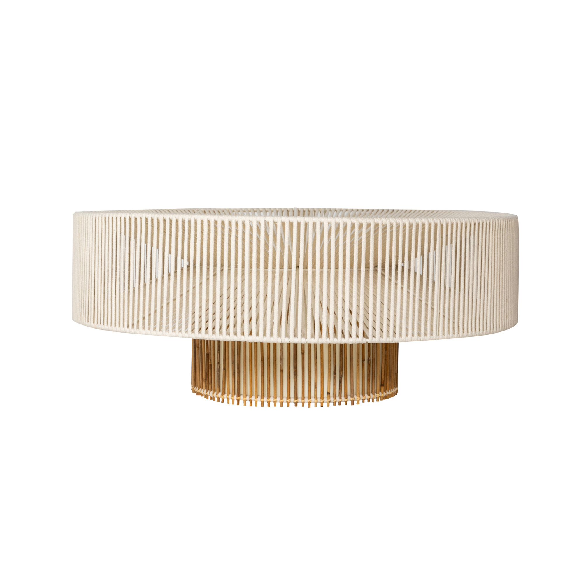 Haru Double Layer Bamboo Ceiling Lighting 0