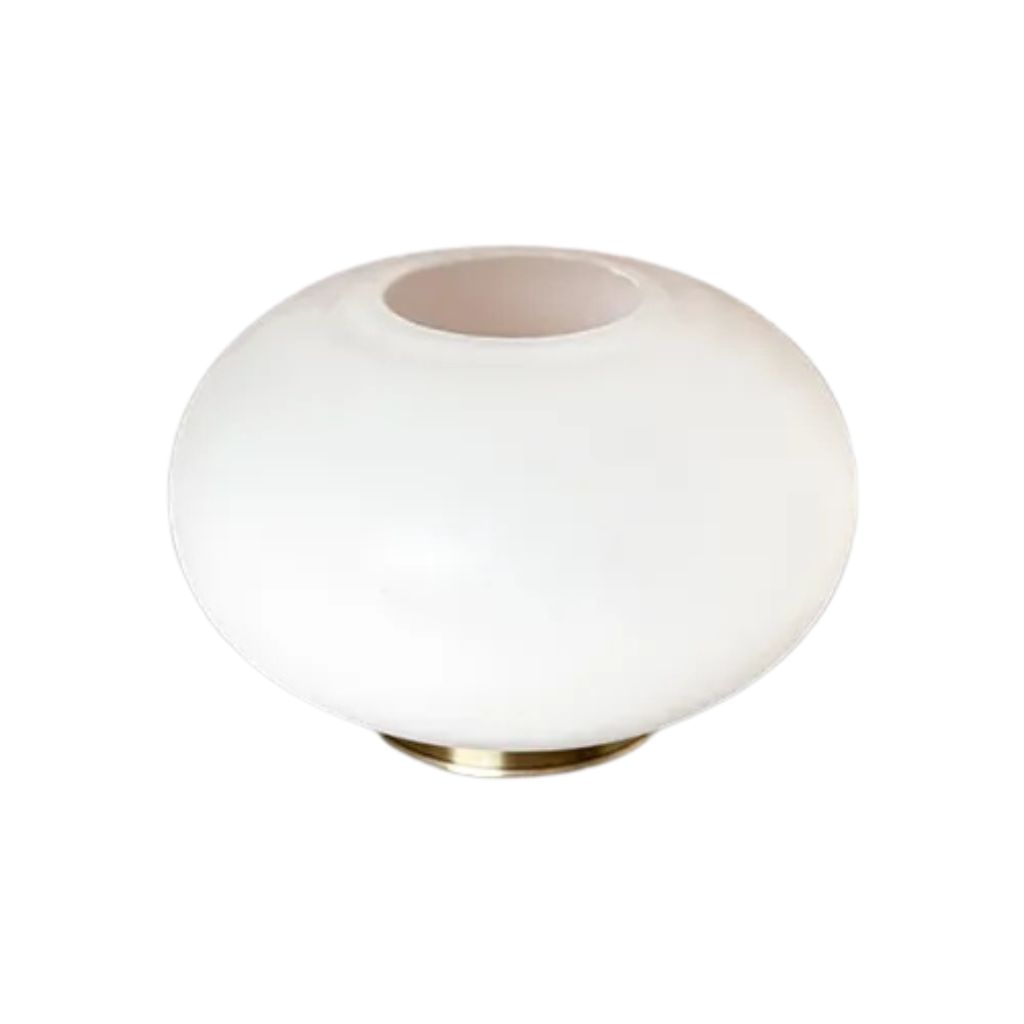Lucine Table Lamp - Pyrex Glass & Brass 0