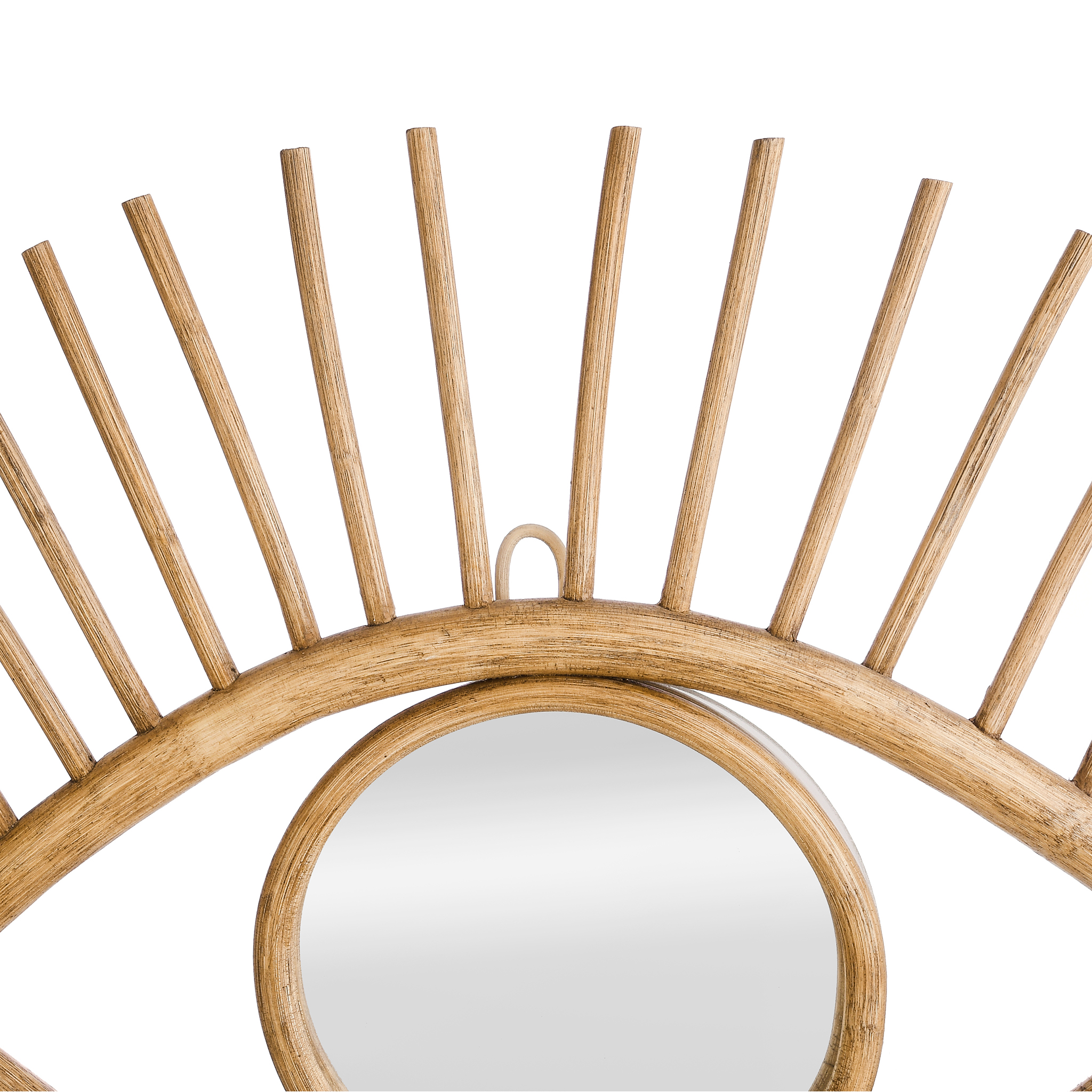 Ojo Bamboo Eye Wall Mirror - Natural Elegance 1