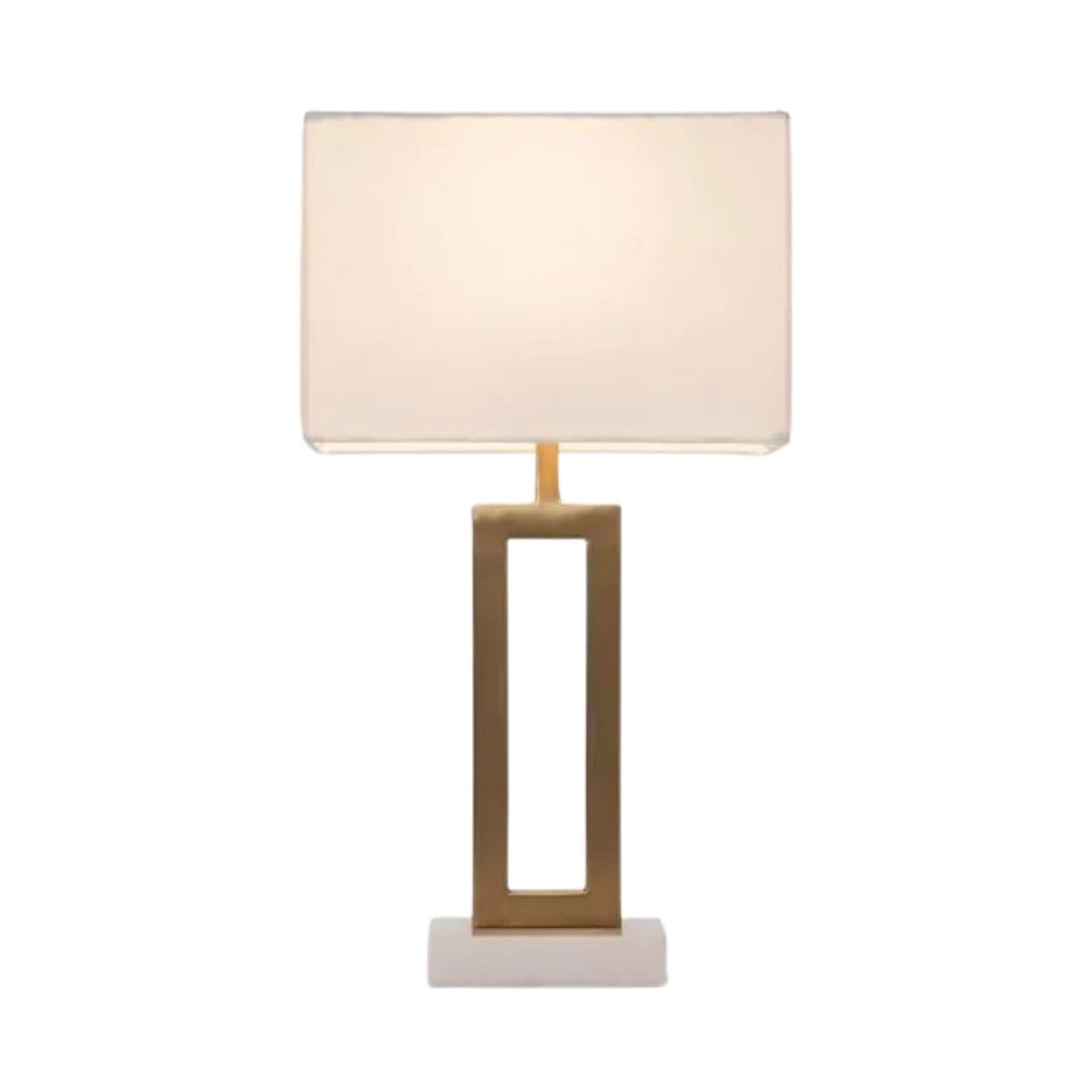 Gold And White Table Lamp - YL1092 0