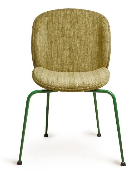 Pan Dining Chair With Metal Legs 7