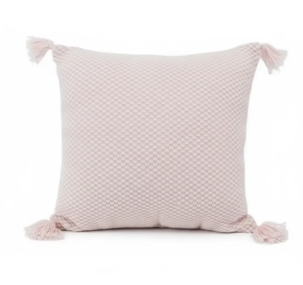 Light Checkered Akhmim Cushion 0